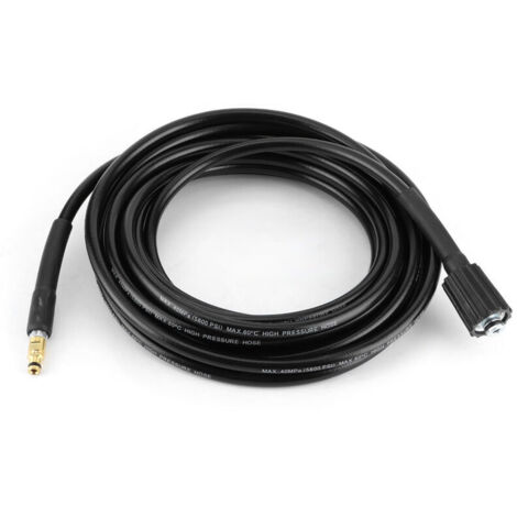 Tubo di lavaggio automatico Eosnow 40MPa/5800PSI, tubo in gomma per pulizia ad alta pressione adatto per Karcher K2 K3 K4 K5, 15 metri/49,2 piedi