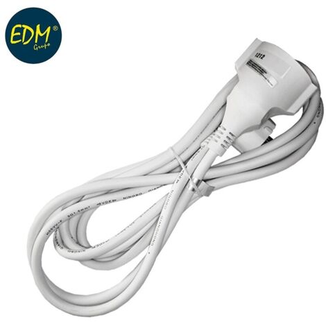 Tubo di prolunga 3x1,5 mm T/TL 1 m Bianco EDM