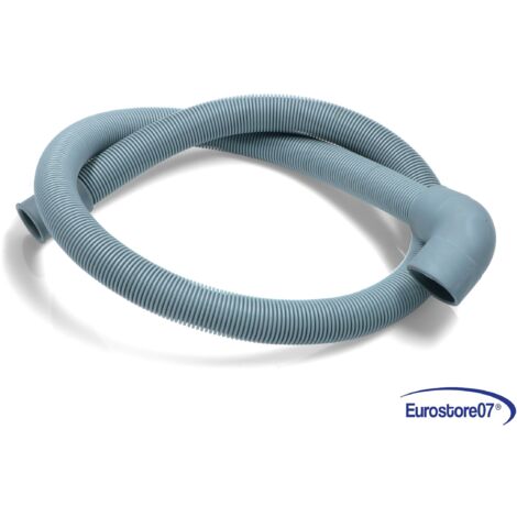 TUBO DI SCARICO ACQUA cm 200 PER LAVATRICE CON CURVA ATTACCO MM 30 INTERNO  TB 3