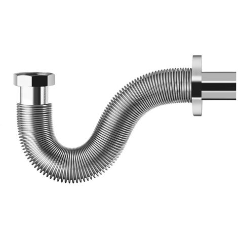 Tubo di scarico BPS flessibile ed estensibile in acciaio inox 1”1/4 x 32