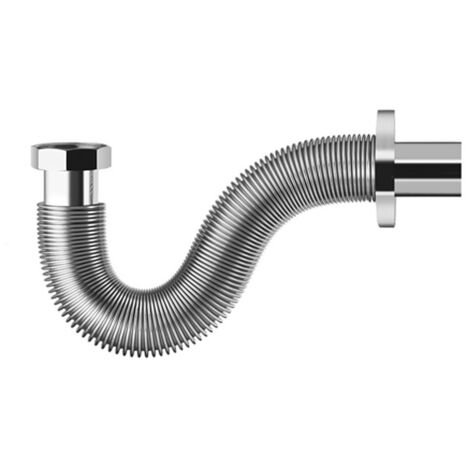 TUBO DI SCARICO BPS FLESSIBILE-ESTENSIBILE IN ACCIAO INOX 1"1/4 x 32