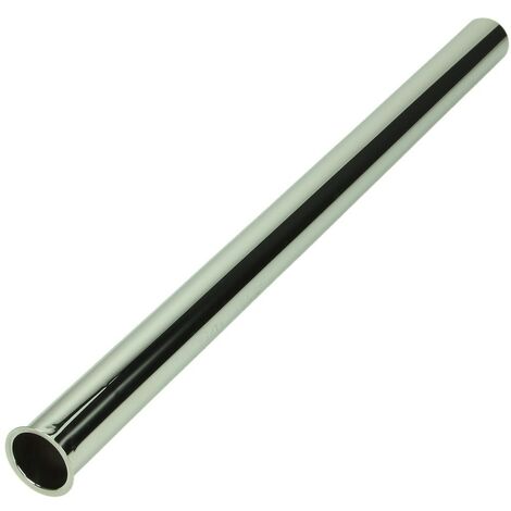LE SANITAIRE Tubo di scarico con orlo 32 x 500 mm cromato