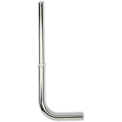 Tubo di scarico cromato per flussometro Idral 08060/1TB34  Cromato - Ottone