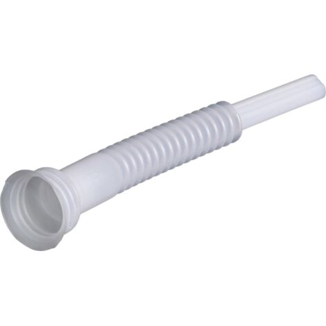 Tubo di scarico per il tappo del serbatoio AdBlue, lunghezza 264 mm, HDPE naturale