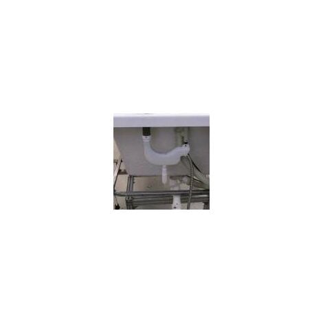 Tubo di scarico salvagoccia per vasca Novellini R90SCD0CBV  Bianco