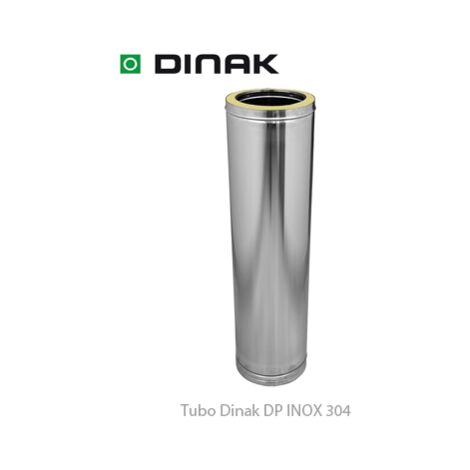 Tubo Dinak DP Inox 304 de pared doble 460mmx200mm460mmx200mm