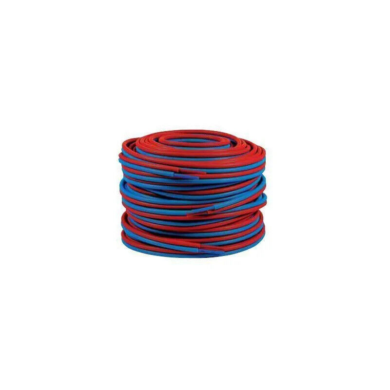 

Tubo doble preencubierto PER 10x12 - 100m azul/rojo