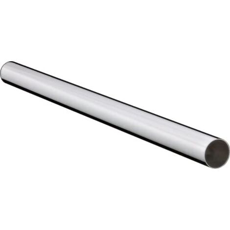 Tubo dritto cromato