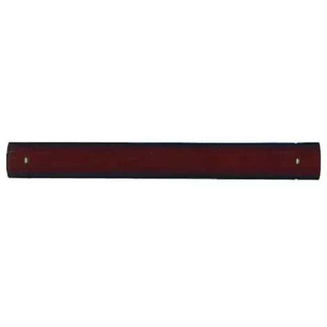 tubo dritto smalbo in acciaio smaltato verniciato marrone, 12x25 cm