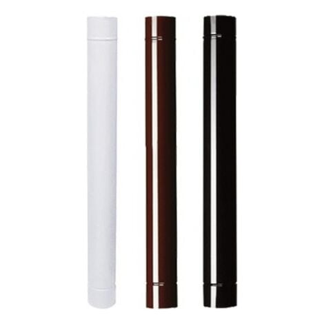 IDROWEB Tubo Esmaltado Para Estufas Cm 100 Ø 10 Blanco