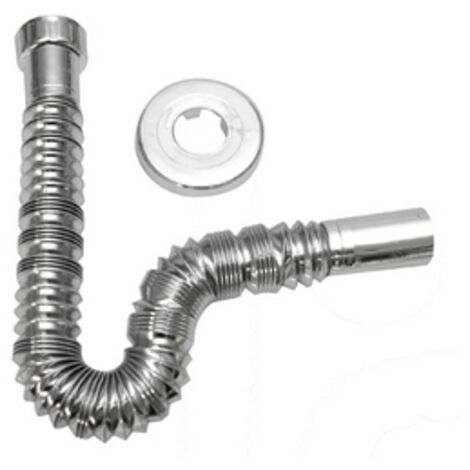 TUBO ESTENSIBILE MAGIKONE CROMATO CON ROSONE- 11/4 x 32- BONOM- pezzi 1