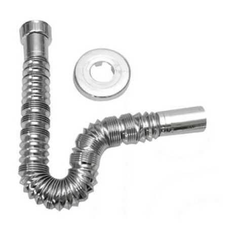 TUBO ESTENSIBILE MAGIKONE CROMATO CON ROSONE 1&quot1/4 x 32