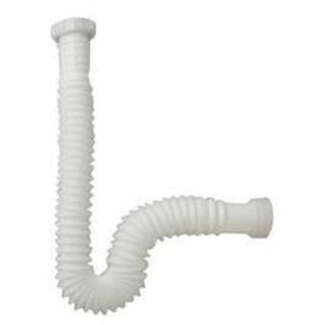 TUBO ESTENSIBILE MONOBLOCCO CON GHIERA BIANCO 1"1/2 x 40 DH