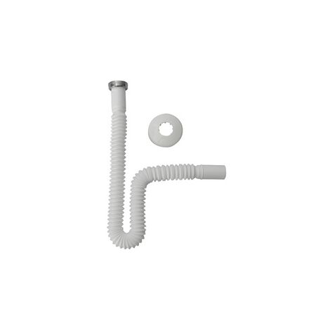 Tubo estensibile per sifoni con rosone tipo lux 1" x 32
