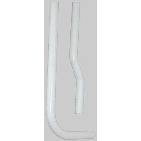 TUBO ESTERNO BIANCO PER CASSETTA ALTA IN PVC - Cm 190 x Ø 32