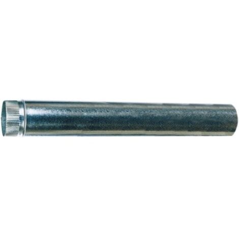 Tubo Estufa 110Mm 0,4Mm Acero Galvanizado Exojo 1 Metro Longitud