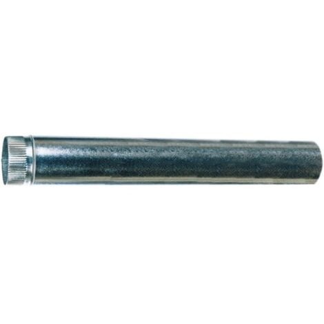 Tubo Estufa 200Mm 0,8Mm Ac Galv Exojo 1 Metro Longitud