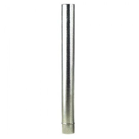Tubo estufa galvanizado de 100 mm.