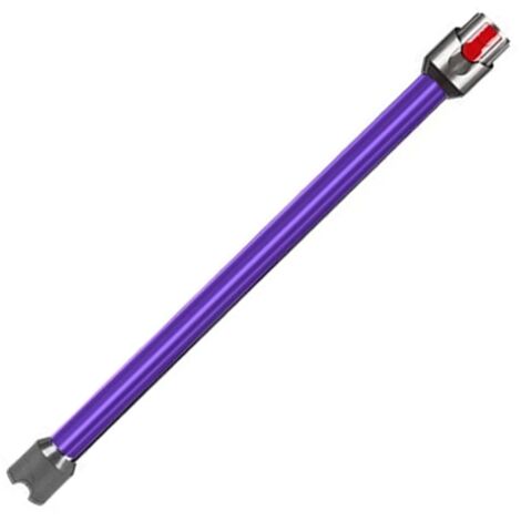 Tubo extensor ligero compatible con las aspiradoras Dyson V12/V10 Slim, accesorio metálico, tubo recto largo (74 cm, morado) para electrodomésticos.