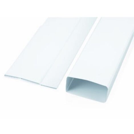 TUBPLA Tubo Extraccion Aire Rect 150x75x1500mm Ign/aut Pleg Pvc Bl