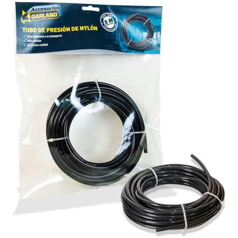Tubo flessibile a pressione da 1/4" nero 5 m 71fg000002