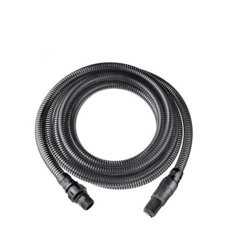 Tubo flessibile a spirale 1" con raccordi e valvole 7 metri