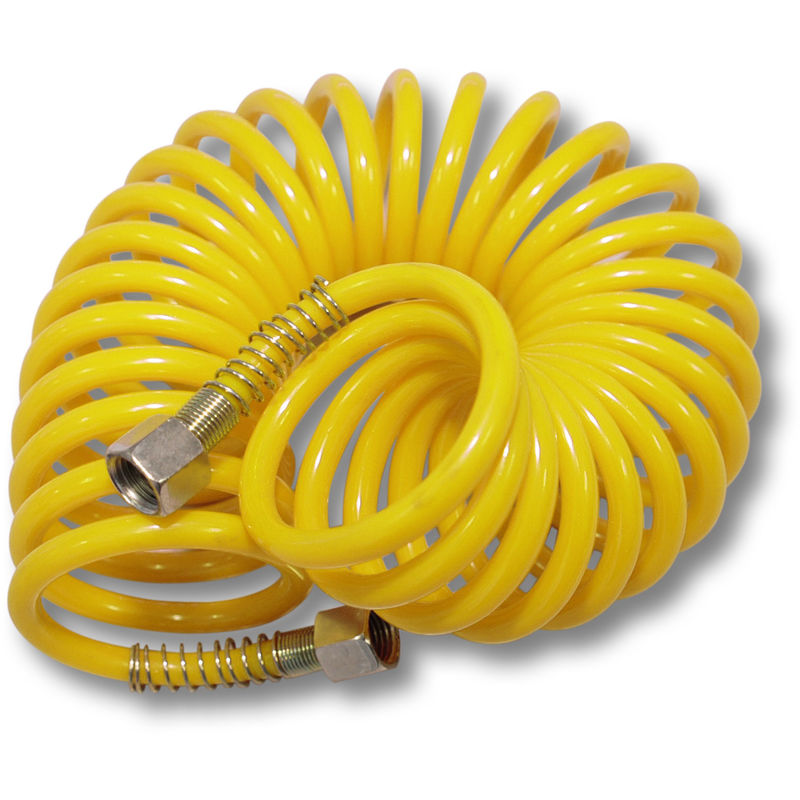 Image of Xpotool - Tubo a spirale per aerografo Filetto interno 2x g 12,91 mm (1/4) 5 m Tubo per aria compressa
