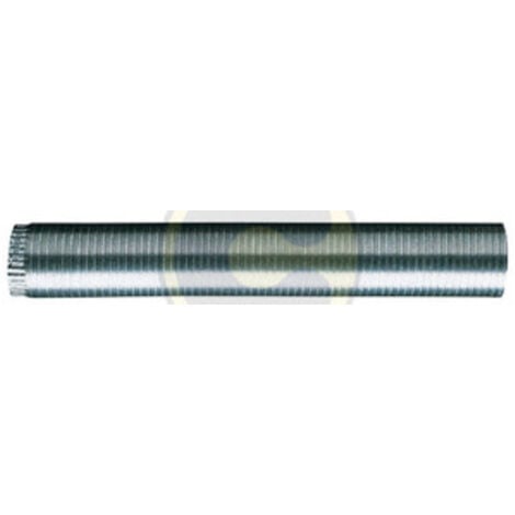 TUBO FLESSIBILE ALLUMINIO NAT.CM.10. Prezzo per 1 pezzo.