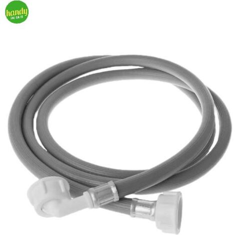 Tubo flessibile carico lavatrice/lavastoviglie in gomma con attacco curvo Ambra Water 1,5m
