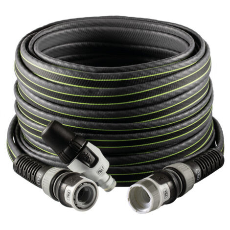 Tubo flessibile con lancia magliato a 3 strati resistente alle forature Fitt Force - Rotolo 30 metri