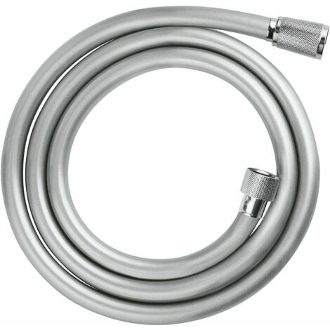 TUBO FLESSIBILE DOCCIA DOCCETTA DOCCINO VASCA BAGNO PVC GRIGIO 240 CM SILVER 459