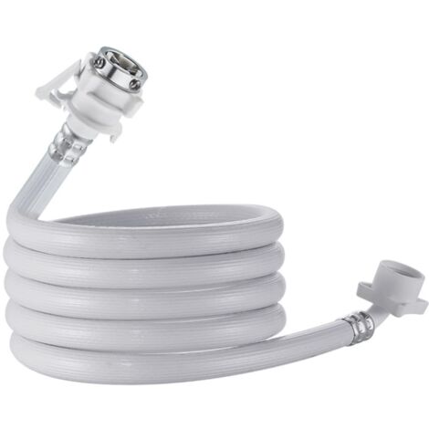 Tubo flessibile e pratico per lavatrice, compatibile con lavatrice automatica, giunto in acciaio inossidabile resistente e antiruggine (1,5 m)