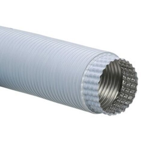 TUBO FLESSIBILE ESTENSIBILE ALLUM. BIANCO D 13 CM