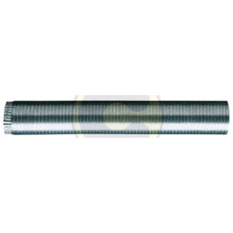 TUBO FLESSIBILE ESTENSIBILE ALLUMINIO NAT. D 15 CM- 6,0 pz