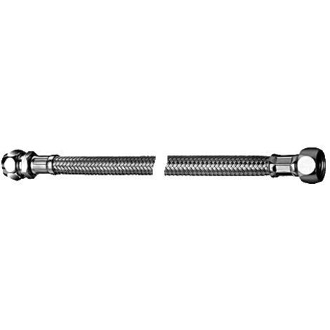 Tubo flessibile FLEX clean-fix 3/8 "x 10 mm Dado a collare 3/8", cromato 300 mm, sciolto SCHELL