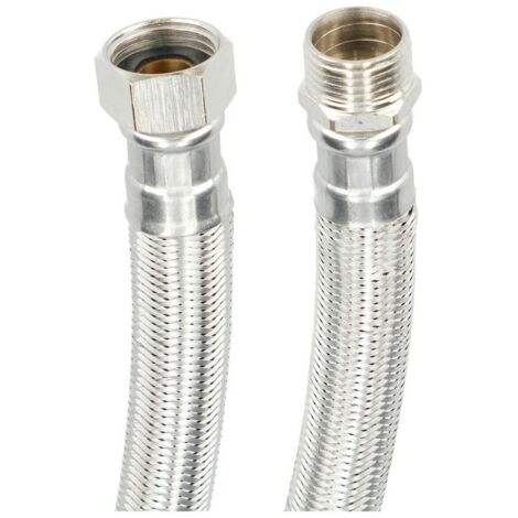 Tubo flessibile Fontastock Acciaio inossidabile AISI 304 EPDM Maschio 1/2" - Femmina 1/2" 30 cm