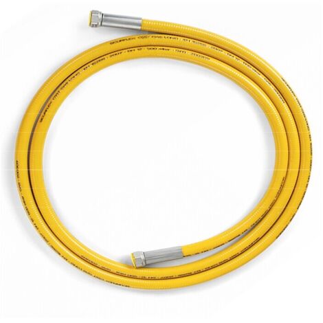 TUBO FLESSIBILE GAS 500 CM F F 1/2 UNI15266 GIALLO