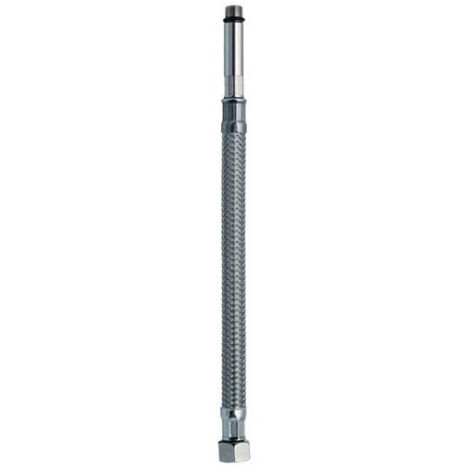TUBO flessibile gomma DN8  M10X1 LUNGO-3/8"F L 50 CM bagno lavandino