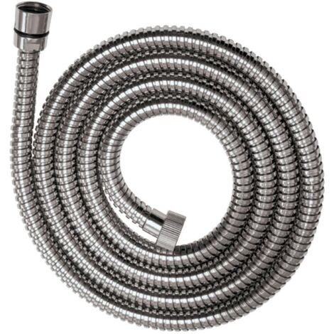 Tubo flessibile idro-bric attacco 1/2 pollici doppia aggraffatura da 150cm cromo - h0232 a150