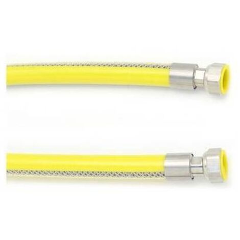 TUBO FLESSIBILE IN ACCIAIO FF PER GAS cm. 50 ATON