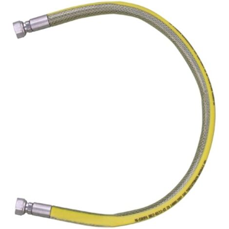 TUBO FLESSIBILE IN ACCIAIO FF PER GAS PARIGI cm 100