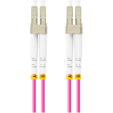 Tubo flessibile Lanberg OM4 50/125 Violetta Duplex 1 m