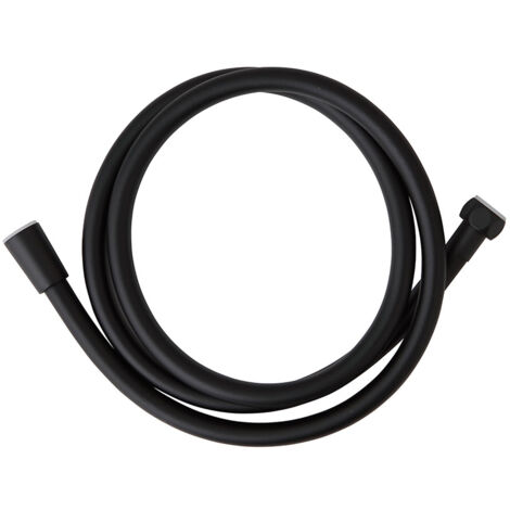 Tubo flessibile nero opaco 150 cm per doccetta