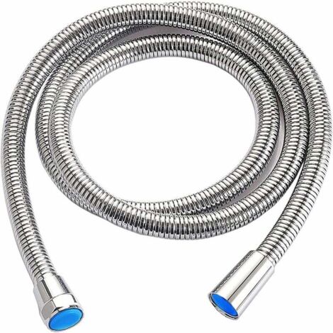 Tubo flessibile per doccia da 2 m, tubo flessibile per doccia in acciaio inossidabile G1/2 pollice universale,