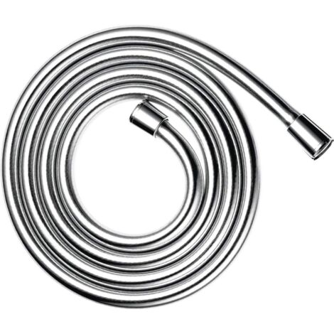 Tubo flessibile per doccia, tubo flessibile per doccia 2,00 M, finitura cromata, 1 pz (argento, 2 m)