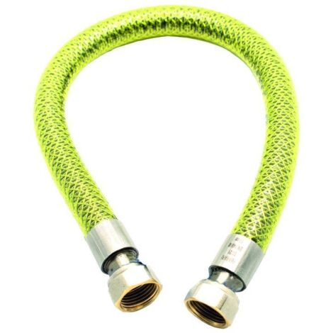Tubo flessibile per gas connettore femmina-femmina 1/2"ff  l1000mm uni en14800