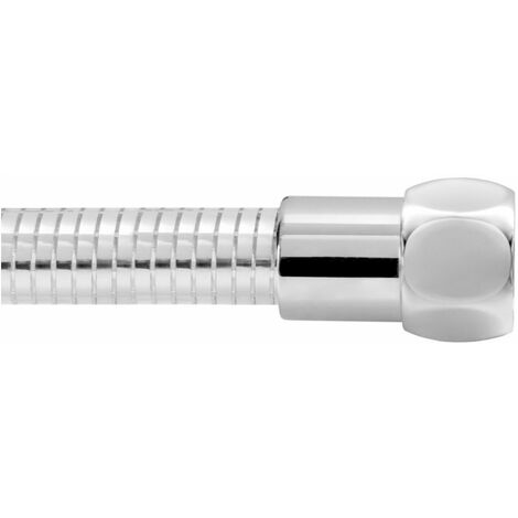 Tubo Flessibile Silver Metallic 1/2 F X 1/2 F (Ghiera-Cono) cm. 150