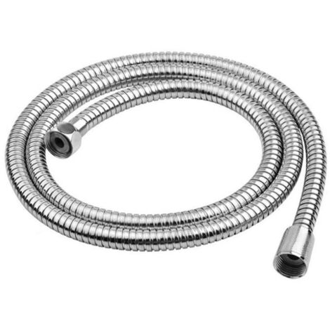 Tubo Flessibile Soffione Doccia 200 Cm Laccino Vasca Bagno Cromato