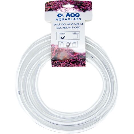 TUBO FLESSIBILE TRASPARENTE AQG 12/16MM 5M