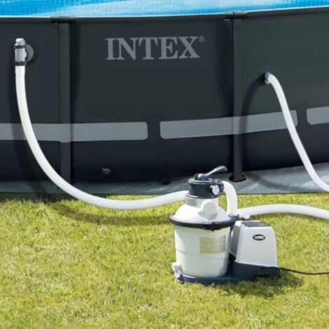 Tubo flessibile X pompa filtro e clorinatore con ghiere Intex diam.38 cod. 29060